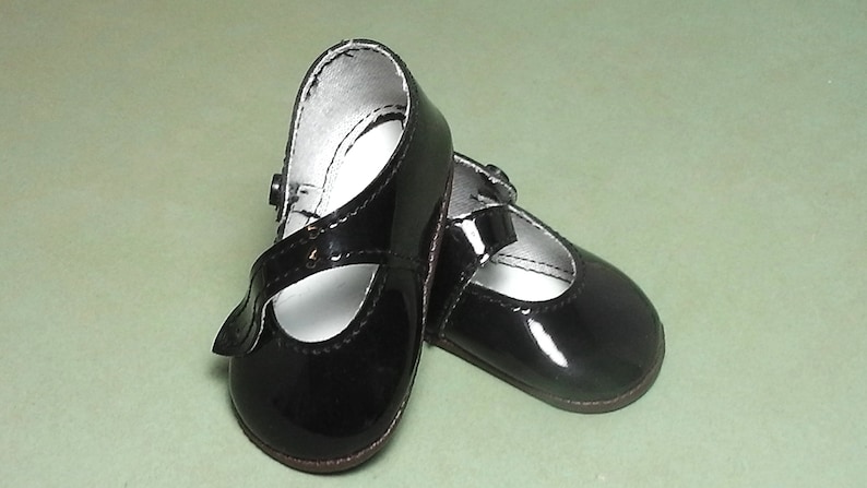 all black dolly shoes