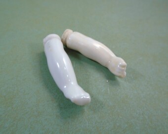 Avant-bras de poupée, bras en biscuit de porcelaine, poupée