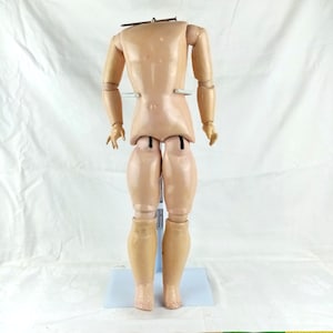 Antique doll body ball jointed , composition and wood body, 19.67&quot; - 50 cm, circa 1920, Made in Thuringia Germany, Doll replacement part