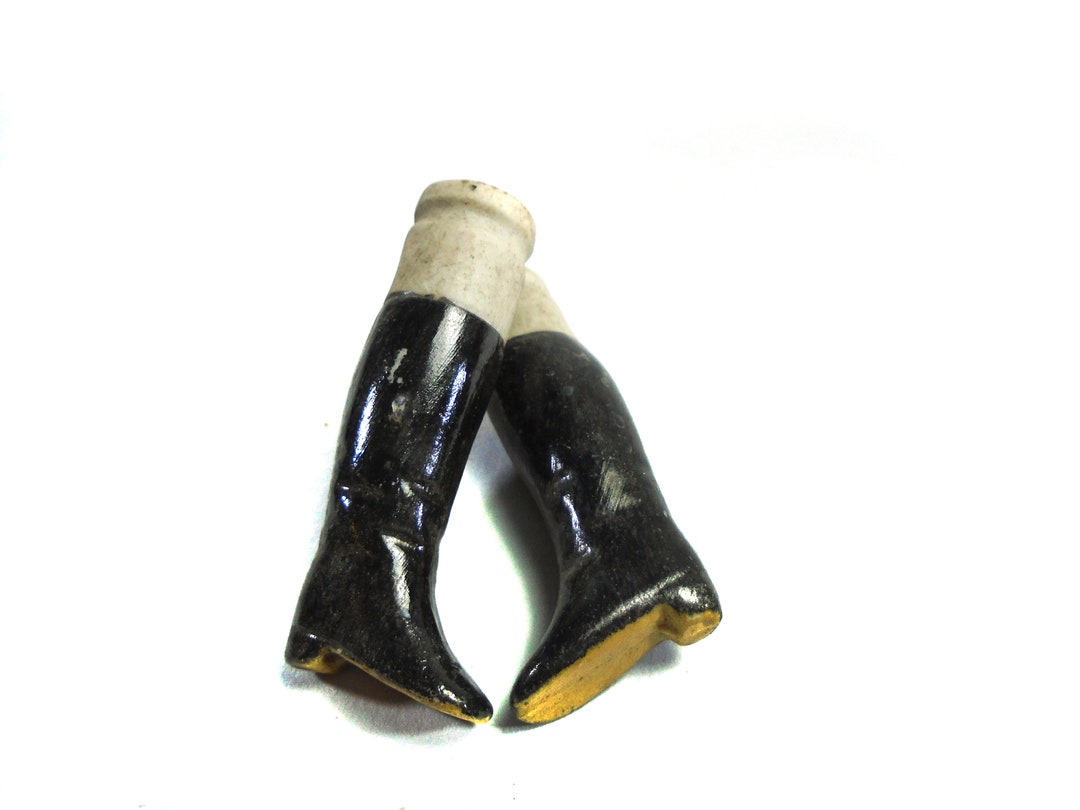 Antique Dolls Legs China Doll Legs, Replacement Part, Shoulder Head Doll, Pair of Lower Legs