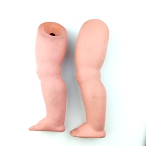 Celluloidpuppen 1930er - 50er Jahre Puppenbeine mit original Größe 56 cm