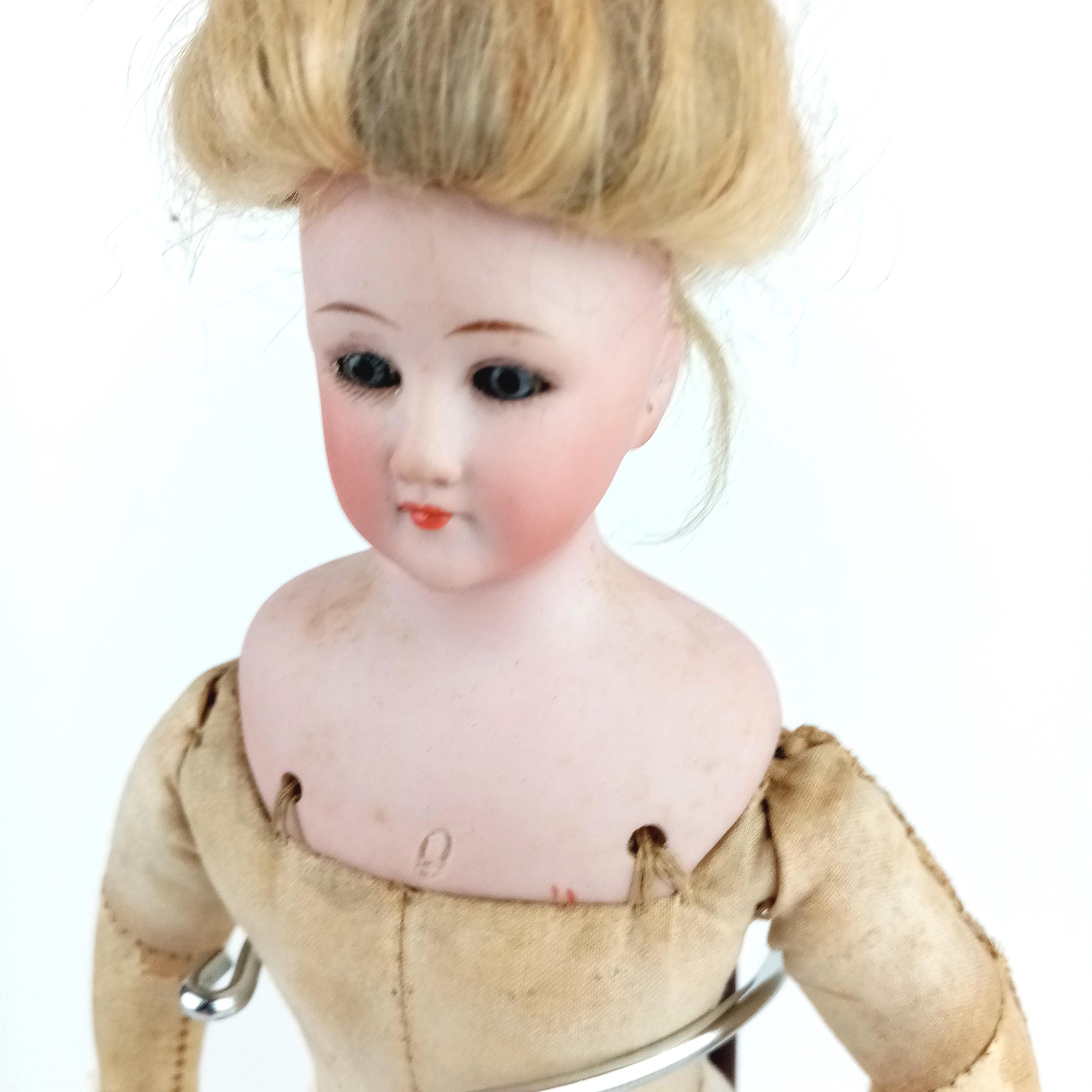 Antique Doll Simon & Halbig 1160, Little Woman, Shoulder Head Doll