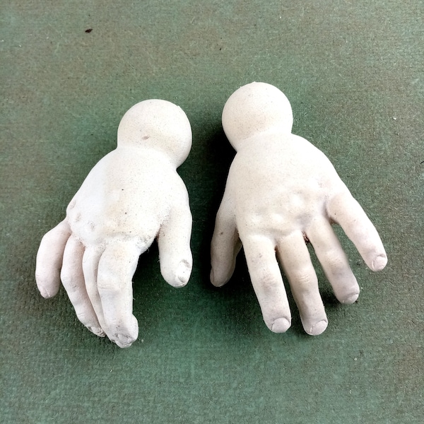 Remplacement de mains de poupée, mains en composition pour corps articulés de poupées d'artiste, réparation de poupées anciennes, Allemagne