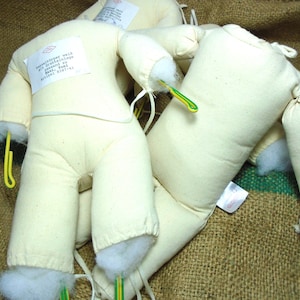 Nettle Cloth Doll Body, Art Doll body, stuffed for doll kits, Artist Dolls soft body, High Quality, 22cm or 26cm