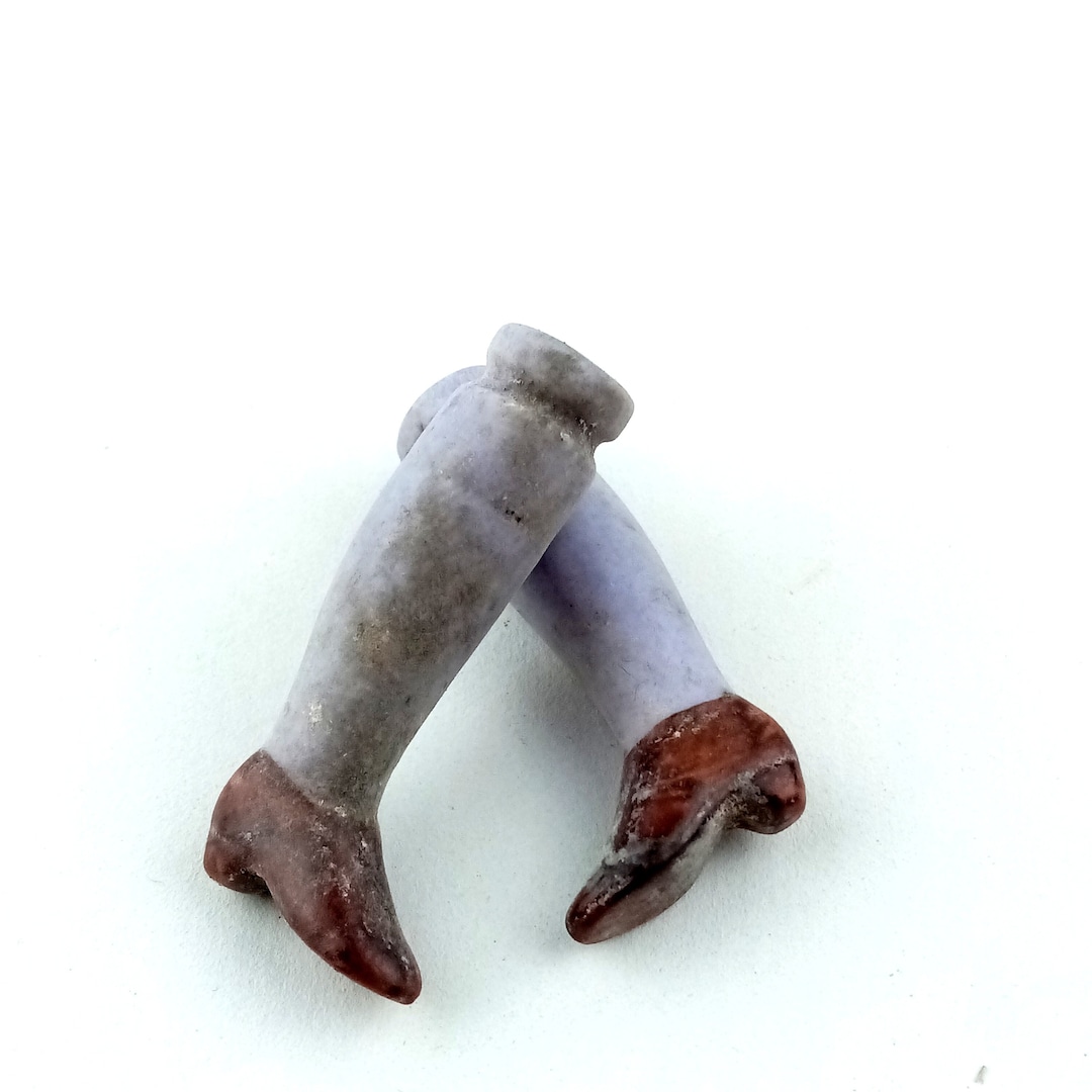 Antique Dolls Legs China Doll Legs, Replacement Part, Shoulder Head Doll, Pair of Lower Legs