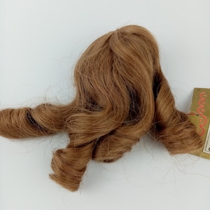 PERRUQUE DE POUPÉE Ancienne Bébé Poupon Cheveux Naturels Taille 7 Made In France EUR 40,00 - FR