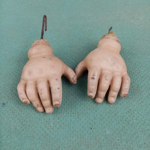 Doll Hands Replacement, Composition Hands for Antique Ball Jointed