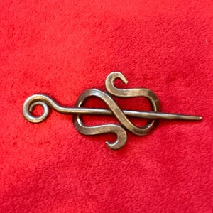 Hand Forged Hair Clip & Pin