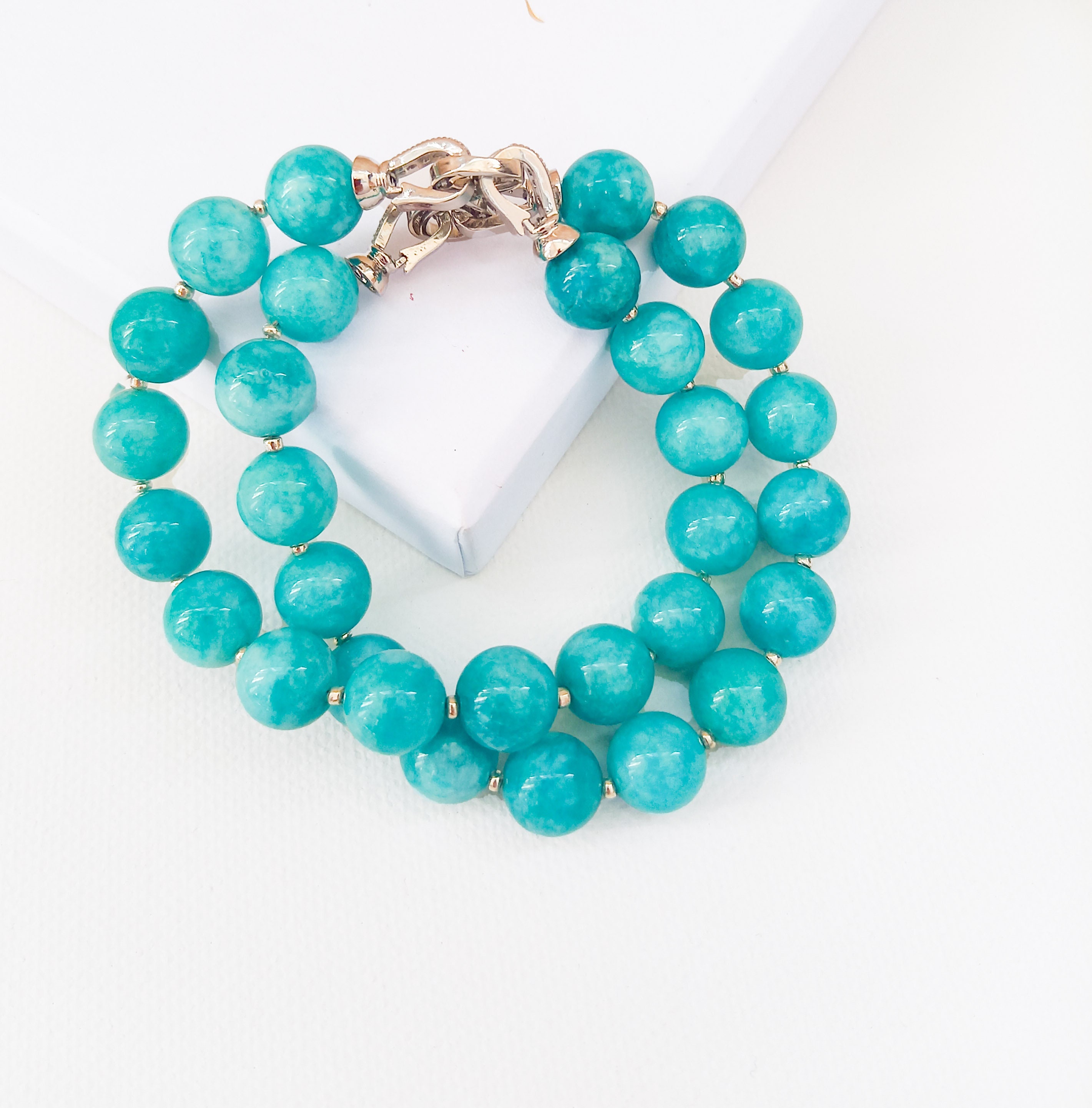 Natural blue stone necklace Women necklace Wine Stylish Etsy