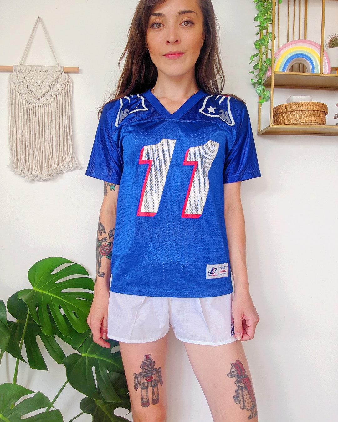 【90-00s united sports】Tシャツ usa製 vintage Vintage 1990 | Blue and White USA Soccer Football Jersey