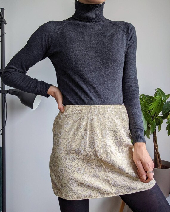 Robe Années 70 Dorée | Vêtement Vintage