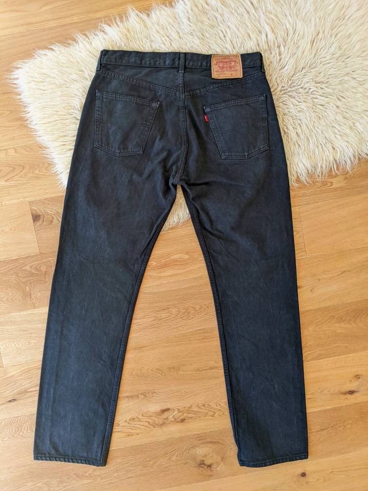 Levis 501 Jeans Black W36 | Vintage 90s - Etsy