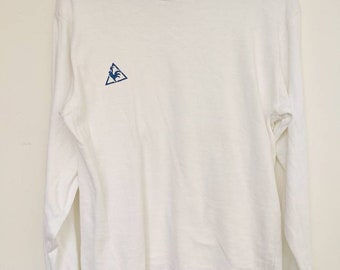 Maillot Vintage Le Coq Sportif N°9 - Années 80 Made In France - Taille L Homme
