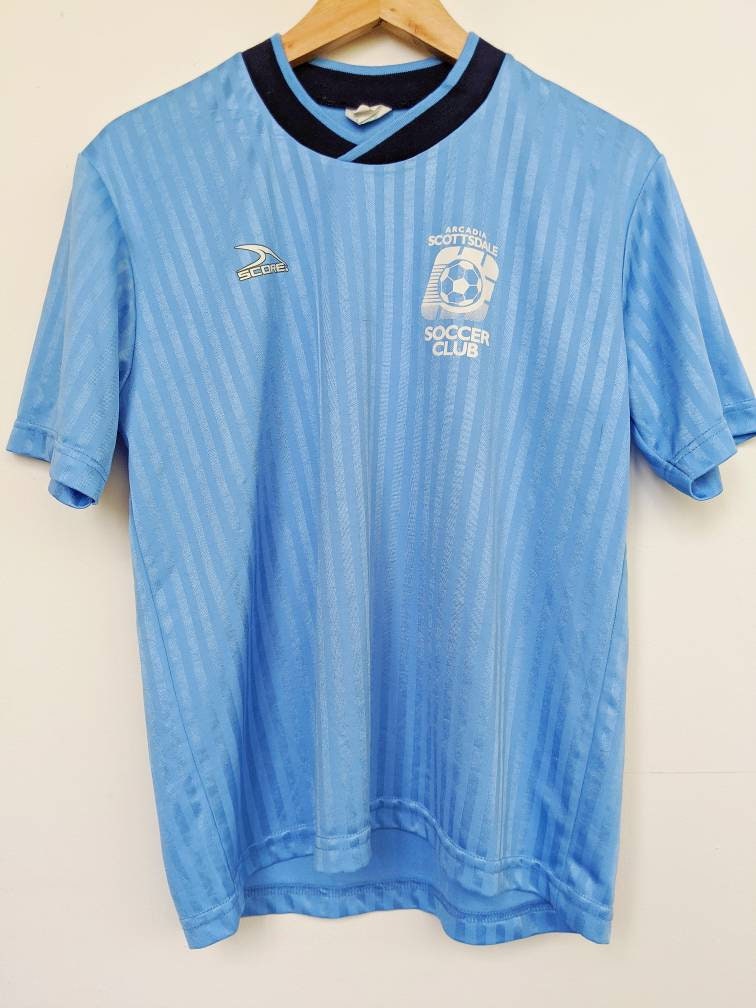 ADIDAS 80s FOOTBALL SHIRT SOCCER JERSEY LONG SLEEVE sz L MEN