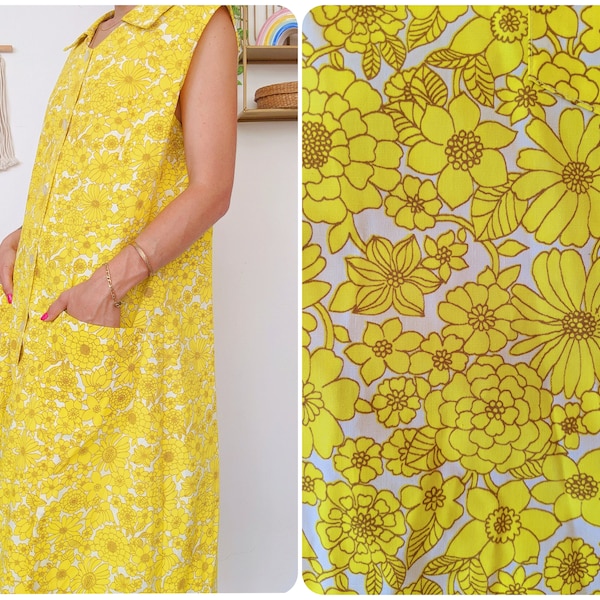 Robe jaune - Etsy France
