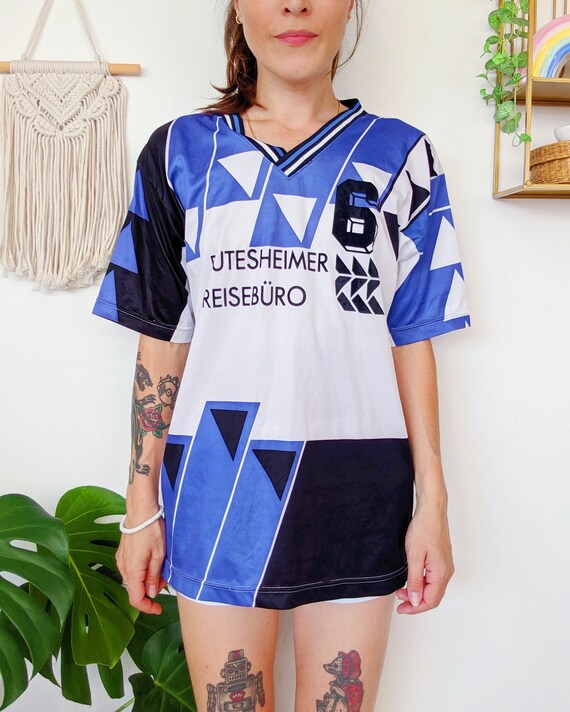 Robey - Maillot Retro de Football années 1990s - Blanc