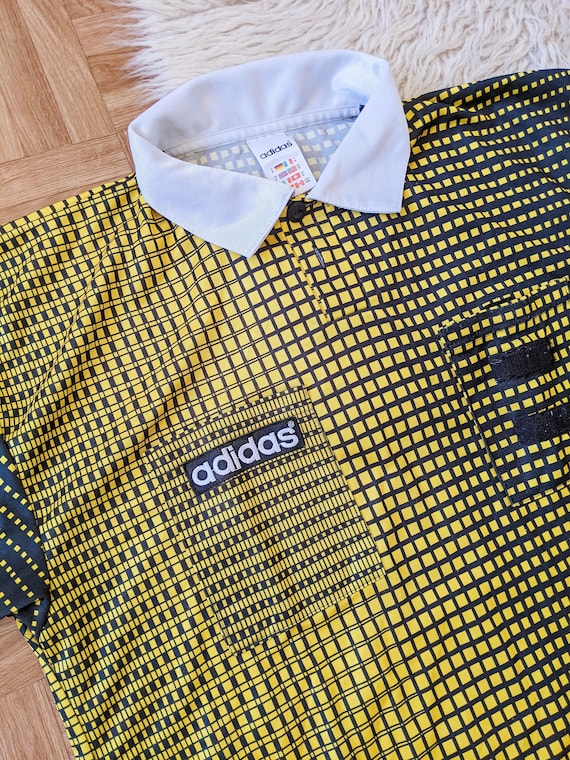 Vintage 1990 | ADIDAS World Cup 1994 Referee Jersey Black and