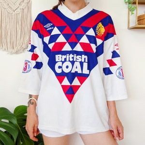 レア　Great Britain ジャージ ラグビーシャツ Umbro 90s Vintage 1990 | UMBRO Red and Blue Sports Jersey, Great Britain