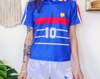 Vintage 1990 | maillot de football Équipe de France Zidane