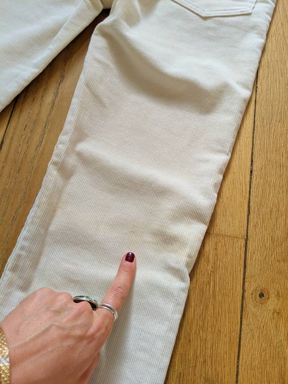 RARE Levi's student pants in off-white corduroy |… - image 10