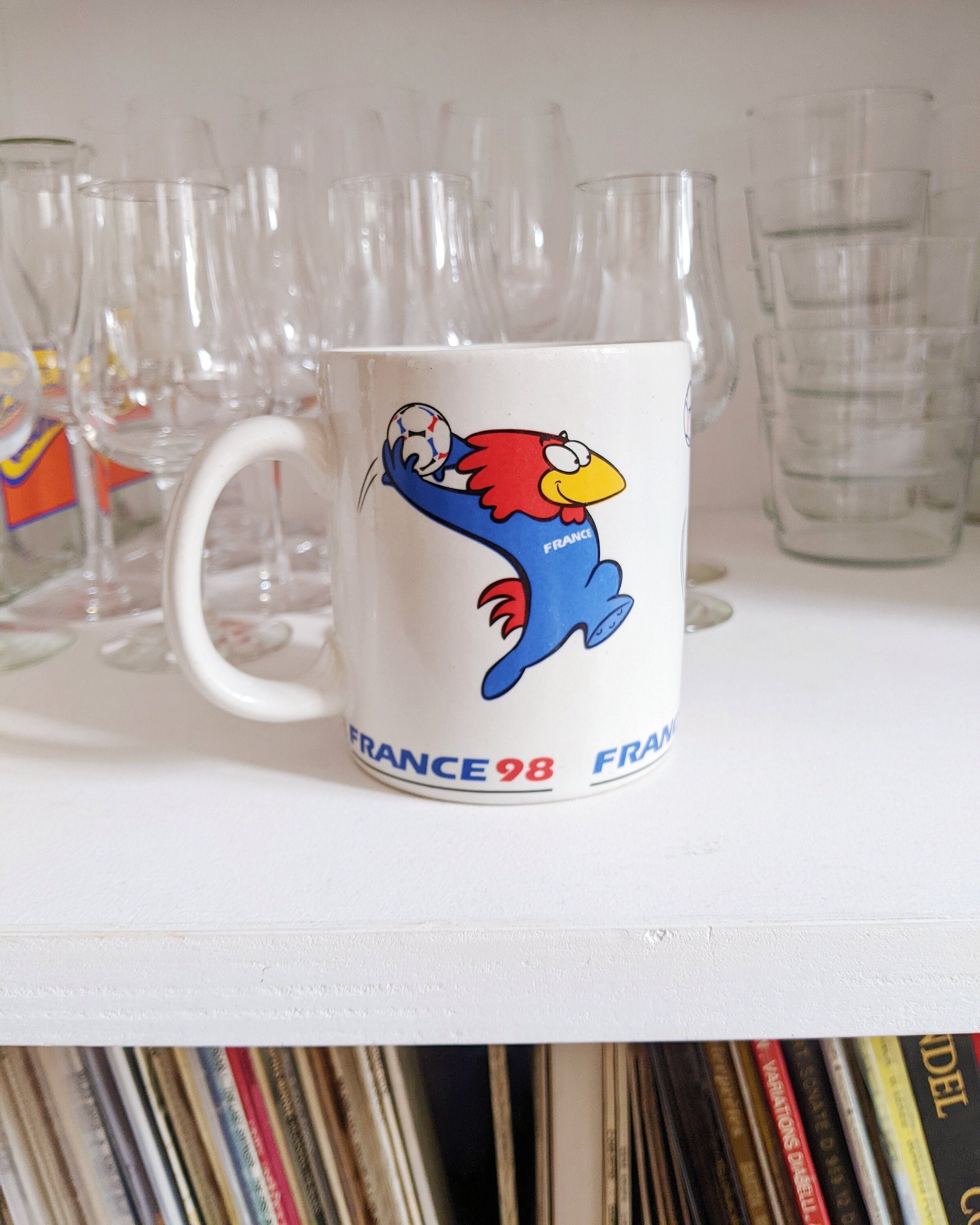 2 Clap Clap Vintage Coupe Du Monde 1998 – France Vs Allemagne, Avec Footix