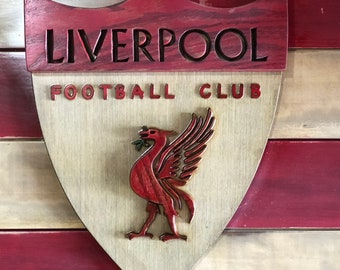 Liverpool FC Flag – 5ft X 3ft Liverbird Crest – Officially Licensed – Red Soccer Banner