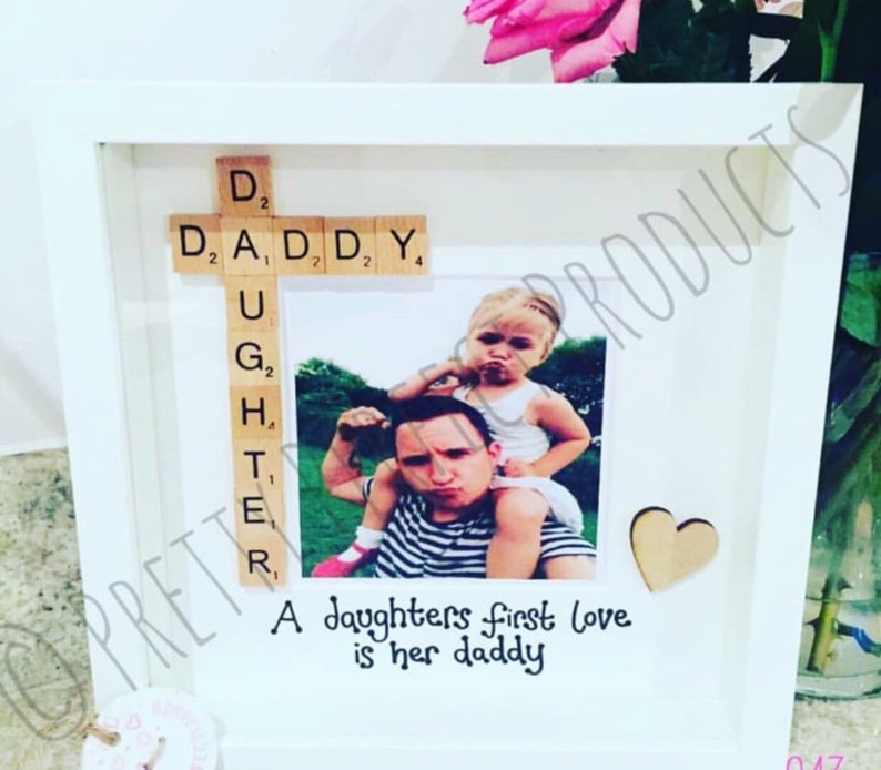 Dad Personalised Box Frames Gifts To Be Step For Him Fathers Day Birthday Special Gift Unique Personal