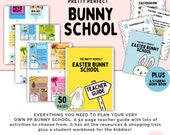 Easter Activity Book Printable, Kids Workbook & Teacher Lesson Plans, Easter Worksheets PDF (Digital)