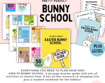 Easter Activity Book Printable, Kids Workbook & Teacher Lesson Plans, Easter Worksheets PDF (Digital)