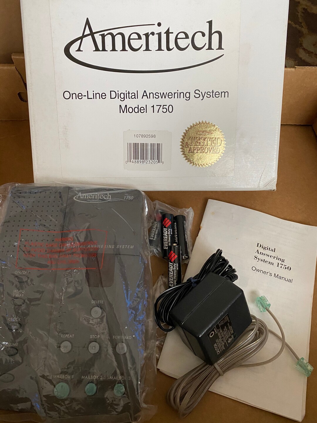 Vintage Ameritech 1750 Digital Answering System Lucent Technologies Etsy