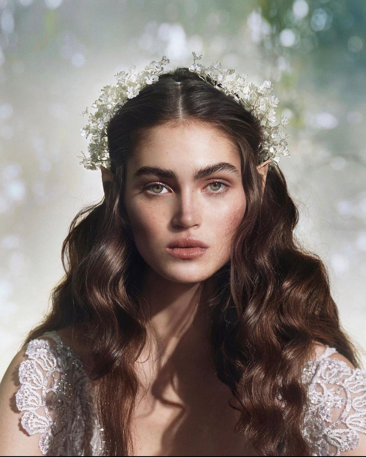 Rose, White Flower Crown, Rose Bridal Crown,rose Flower Crown, Floral