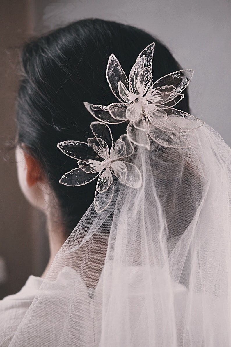 bridal hairpin, Pearl Hairpin, Rose Gold Hairpin, Bridal Hairpiece, Floral Hair Comb, Floral Bridal Comb, Floral Hairpiece, Bridal Hairpiece, crystal hair comb, Rose