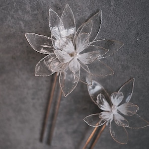 bridal hairpin, Pearl Hairpin, Rose Gold Hairpin, Bridal Hairpiece, Floral Hair Comb, Floral Bridal Comb, Floral Hairpiece, Bridal Hairpiece, crystal hair comb, Rose