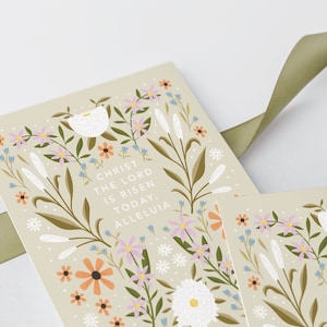 Cartão floral de Páscoa, cartão de Páscoa cristão, cartão de Páscoa católico, cartão de Páscoa religioso, Páscoa católica, cartão de felicitações cristão
