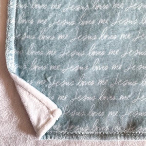 Jesus Loves Me Blanket, Christian Baby Blanket, Jesus Blanket, Christian Kids Gift, Christian Christmas Gift, Faith Blanket, Christian Boy