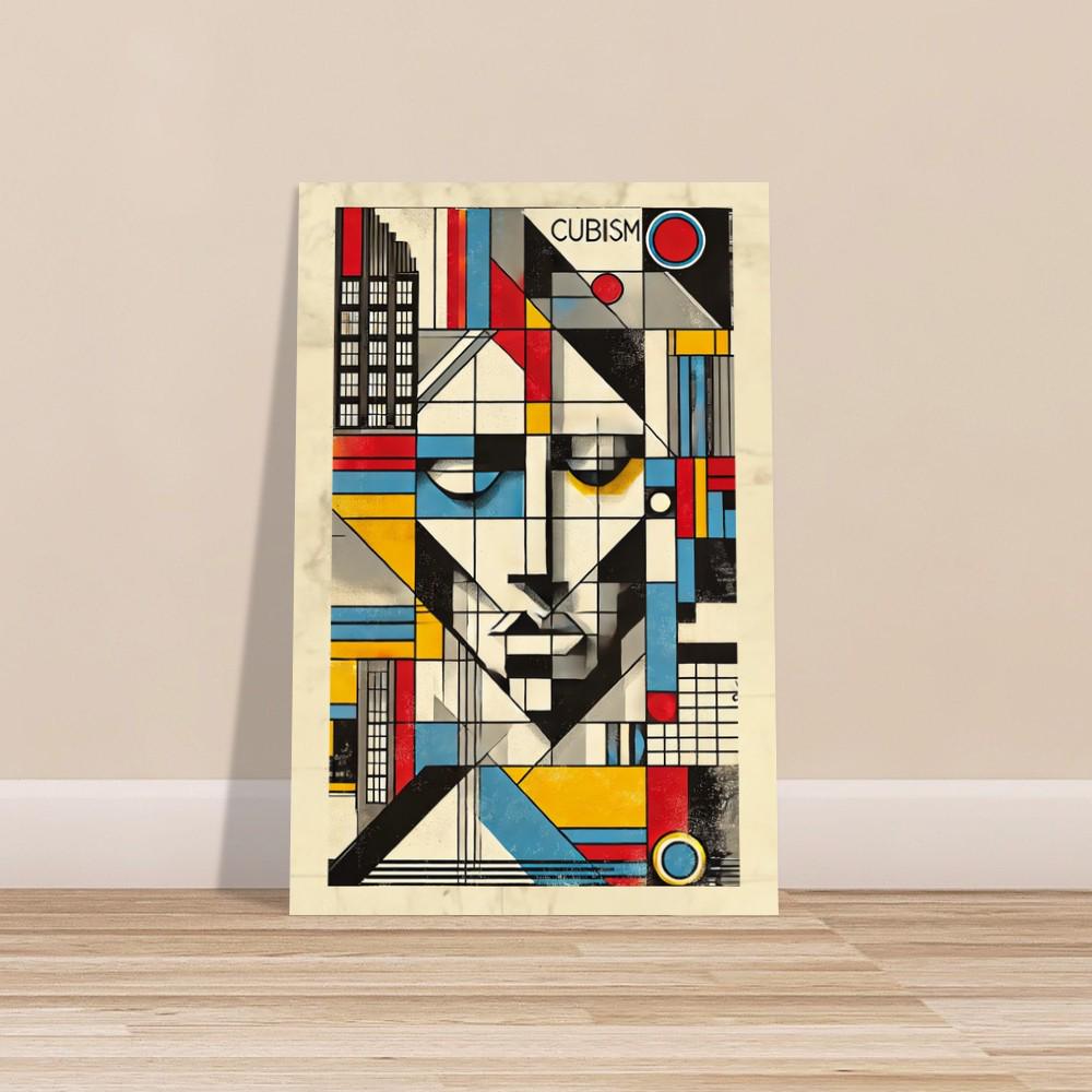 Cubism Bauhaus Poster – Geometric Abstract Art Print - Etsy