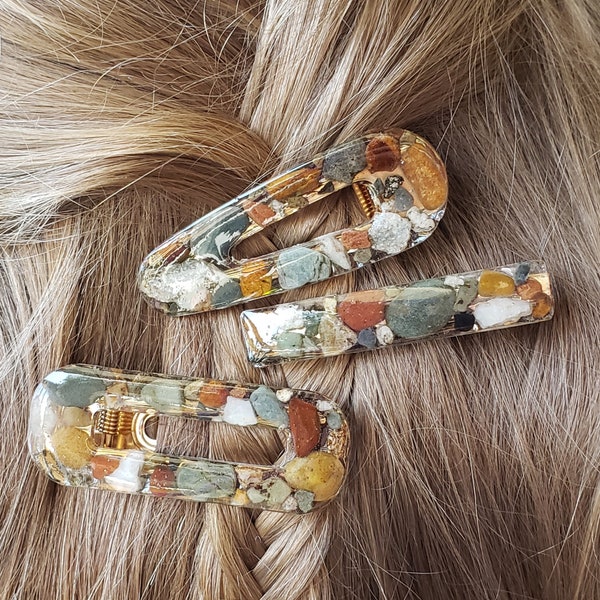Outdoor Lover Gift Unique Resin Hair Accessories For Her Hiking gift