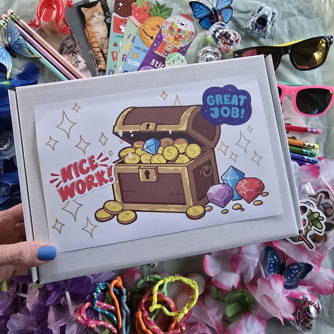 Teacher Appreciation Gift Box | Classroom Treasure Box Refill Kit | End ...
