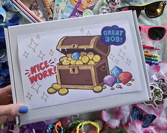 Back to School Teacher Appreciation Gift Box | Classroom Treasure Box Refill Kit | Rewards & Prize Box Supplies