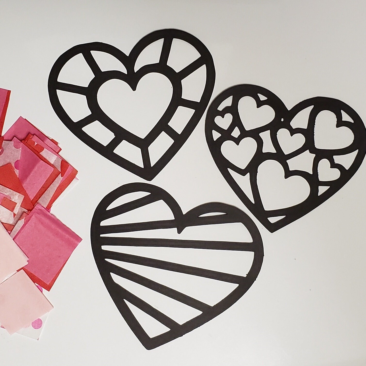 Class Party Activity Heart Suncatcher Bulk Kids Craft Kits Arts