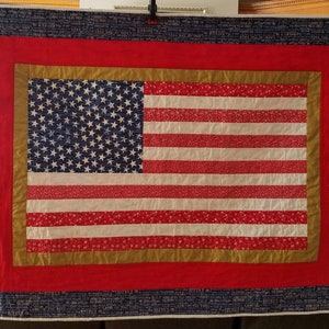 Quilt Pattern - Old Glory! Lap Quilt (66&quot; X 44&quot;) Digital