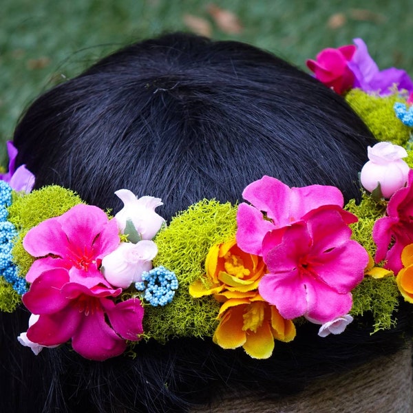 Moana crown/Tefiti headpiece/flower crown/Hawaiian headband/