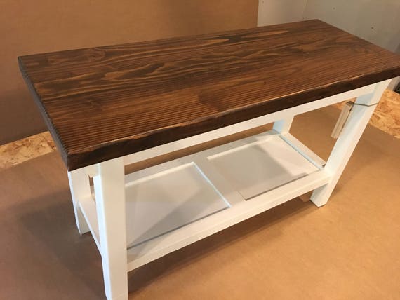 Hallway Mud Room Foyer Bench 36 Inch Reduced Height And Width Etsy