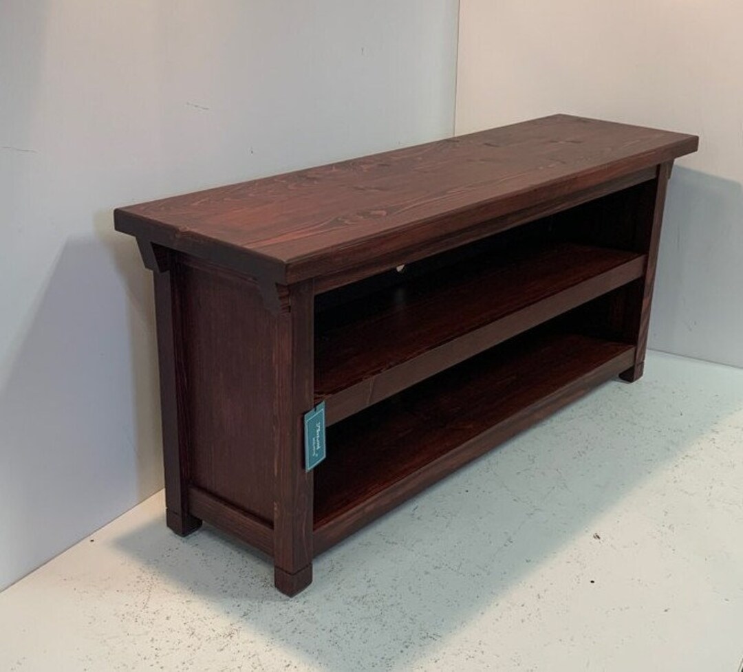 36 Inch Closed Sides Two Shelf Bench in Your Choice of Color - Etsy New ...