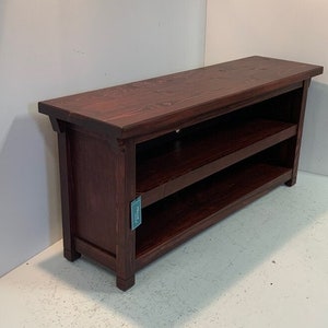 36 Inch Closed Sides Two Shelf Bench In Your Choice Of Color