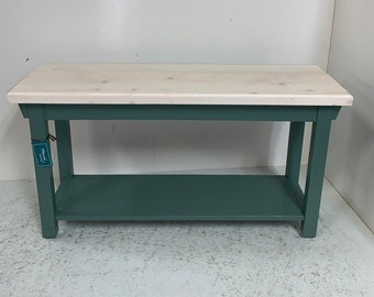 46 Inch Smooth Shelf Bench In Your Choice of Colors