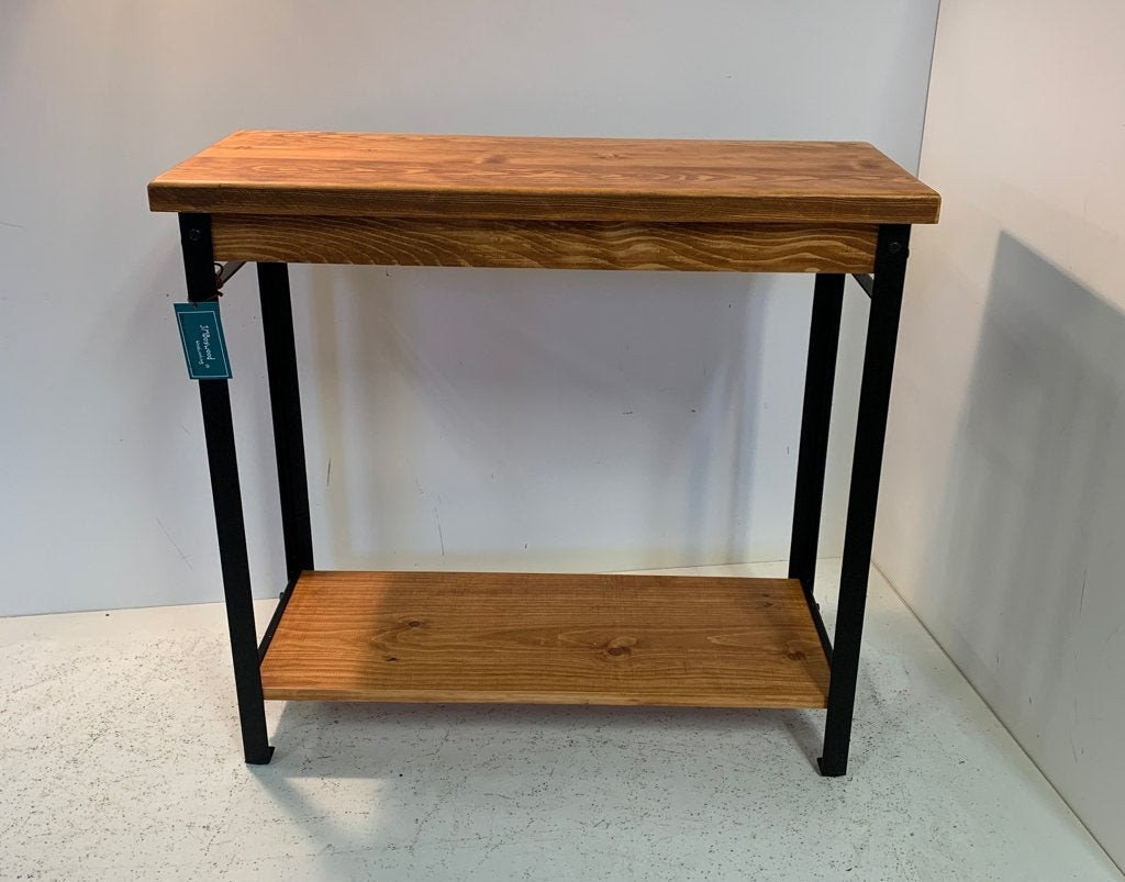 30 Inch Console Table With Steel Legs in Your Choice of Color Etsy