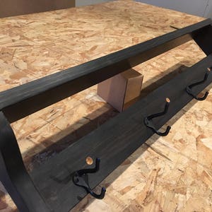 32 Inch Coat Rack Shelf in Your Choice of Colors - Etsy