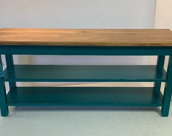 46" Modern Style 2 Shelf Storage Bench In Your Choice of Colors