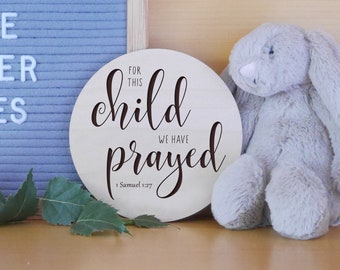 Baby Nursery Sign | Engraved Wood, Pregnancy Announcement Sign, Pregnancy Reveal Sign, Baby Announcement Sign, Maternity Photoshoot, Verse